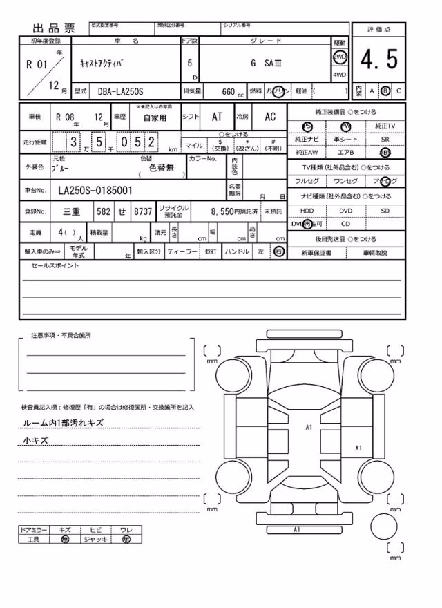 DAIHATSU CAST