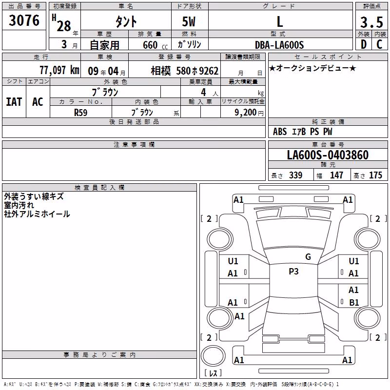 DAIHATSU TANTO