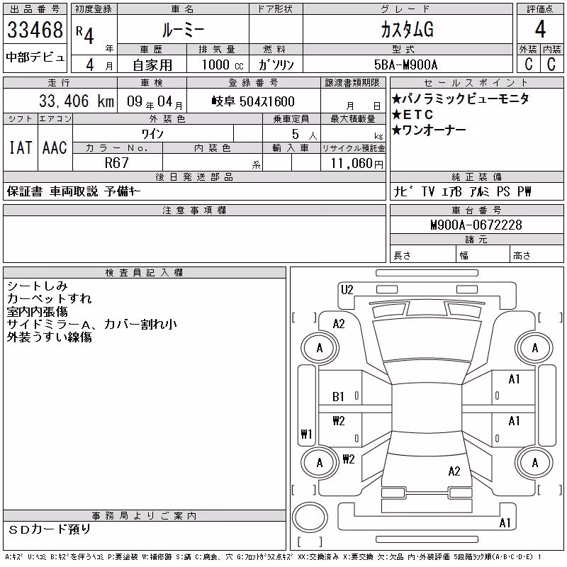 TOYOTA ROOMY