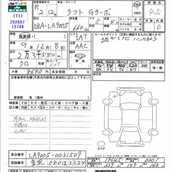 DAIHATSU TAFT