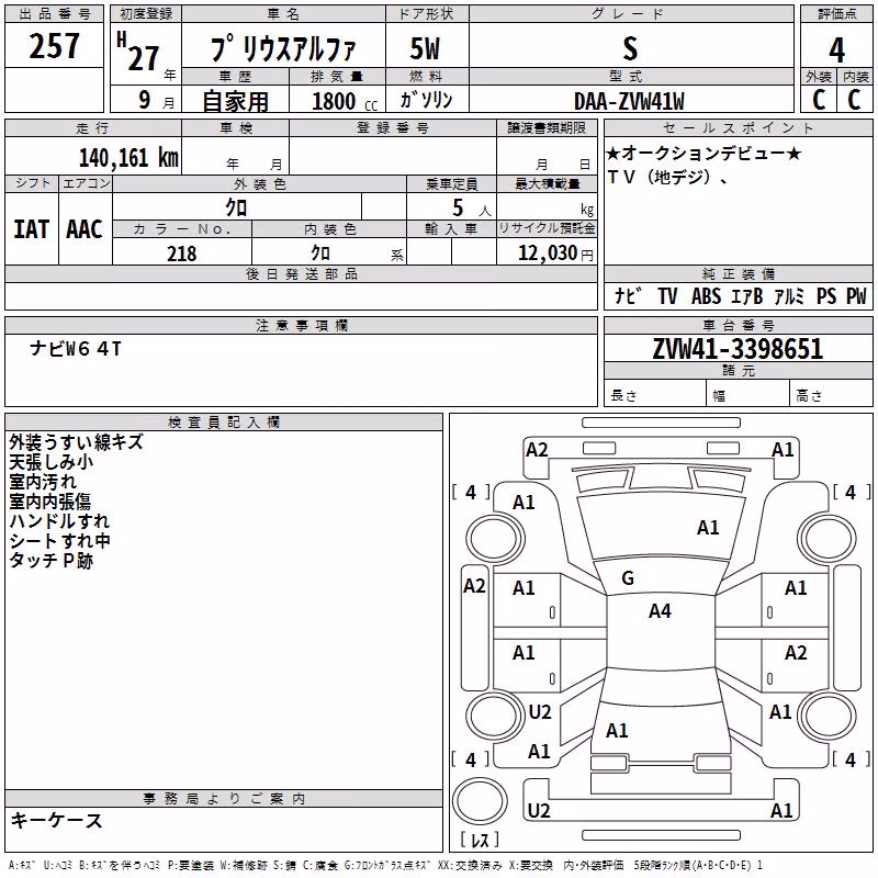TOYOTA PRIUS ALPHA