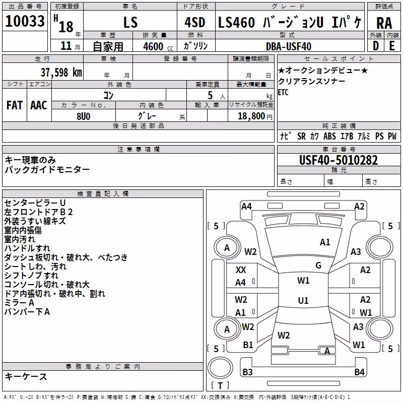 LEXUS LS460