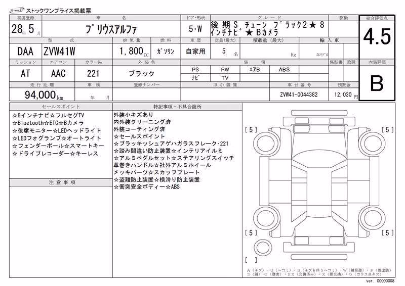 TOYOTA PRIUS ALPHA