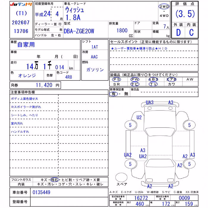 TOYOTA WISH