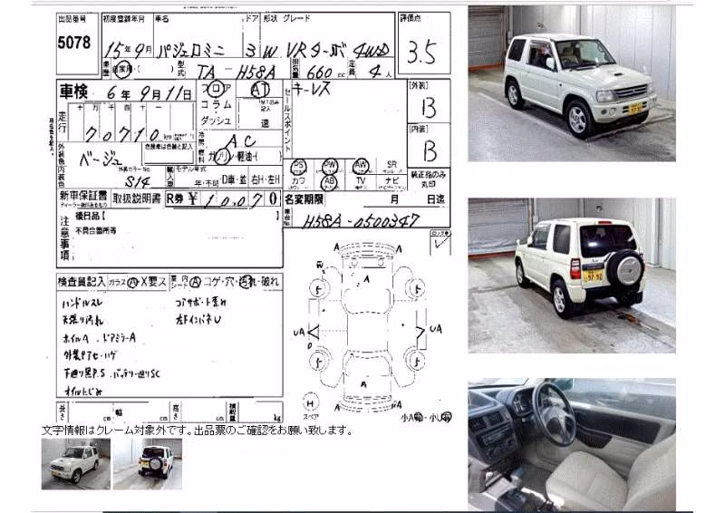 MITSUBISHI PAJERO MINI