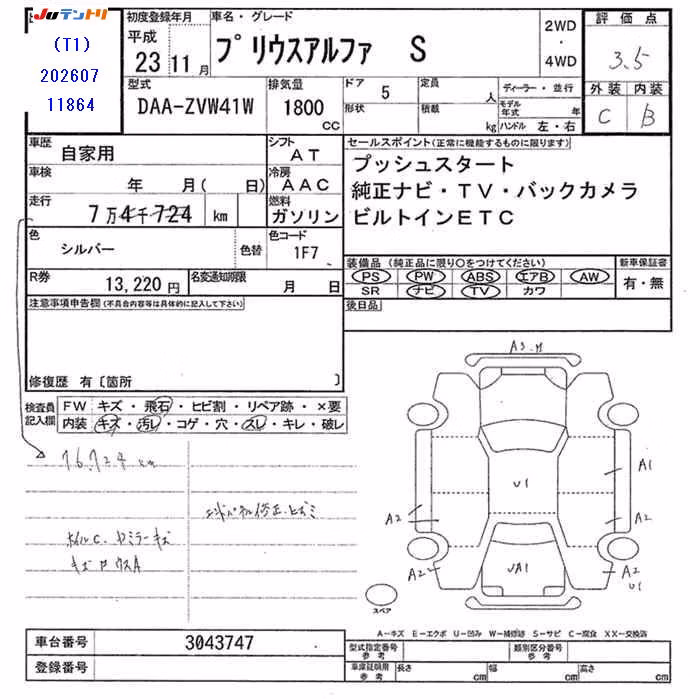 TOYOTA PRIUS ALPHA