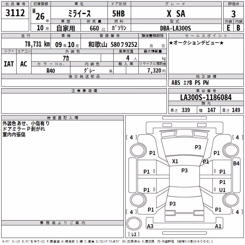 DAIHATSU MIRA E:S
