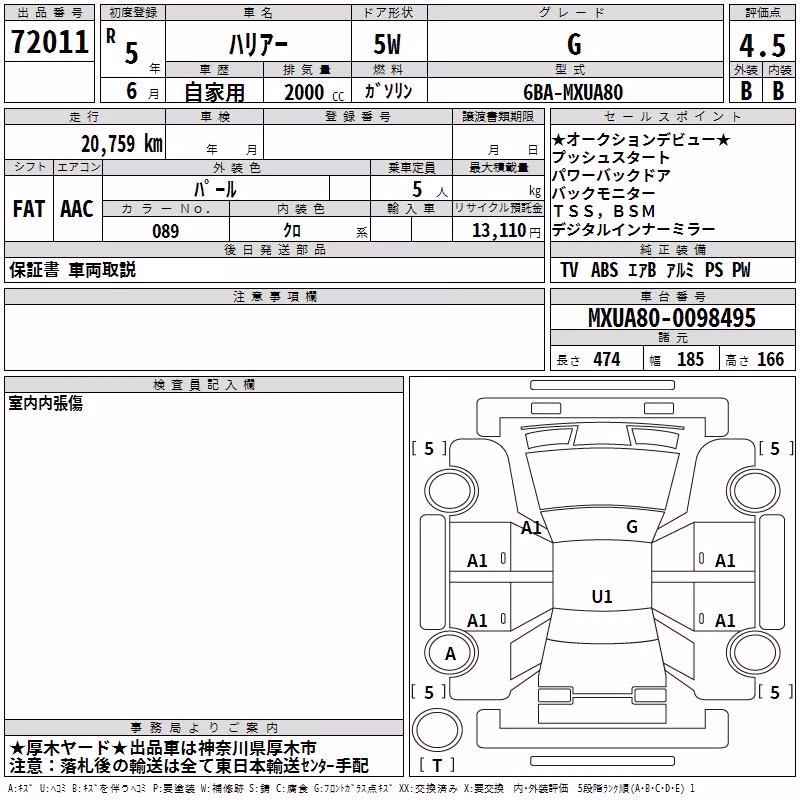 TOYOTA HARRIER