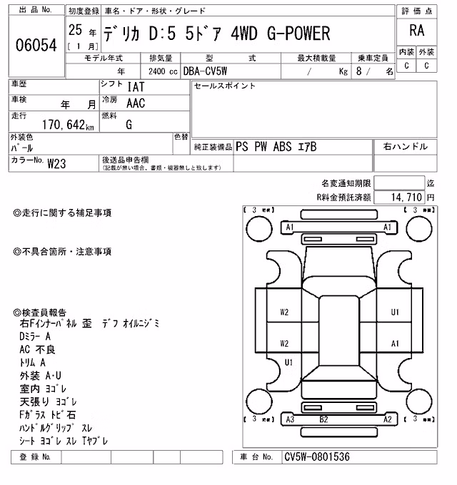 MITSUBISHI DELICA D:5