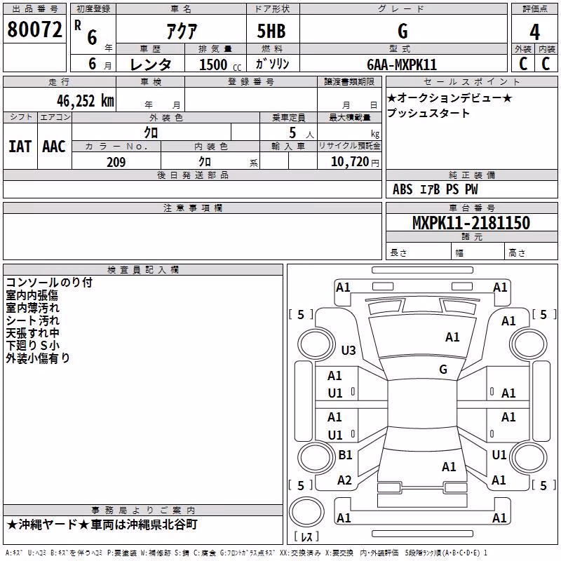 TOYOTA AQUA