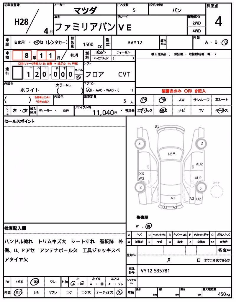 MAZDA FAMILIA