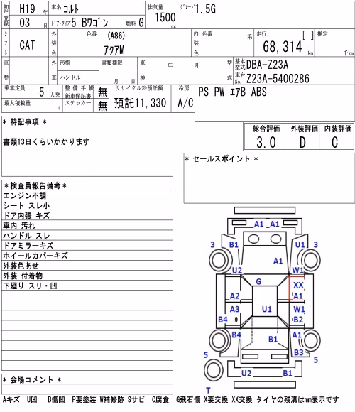 MITSUBISHI COLT
