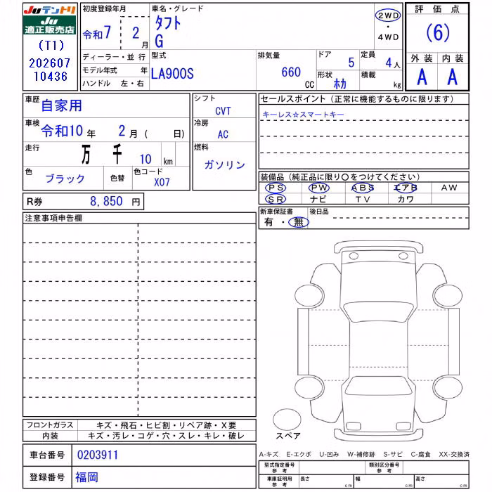 DAIHATSU TAFT