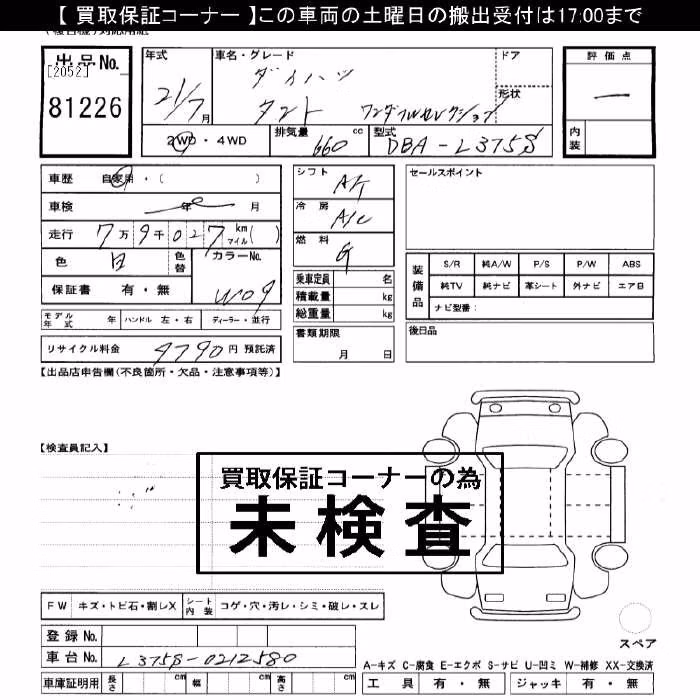 DAIHATSU TANTO