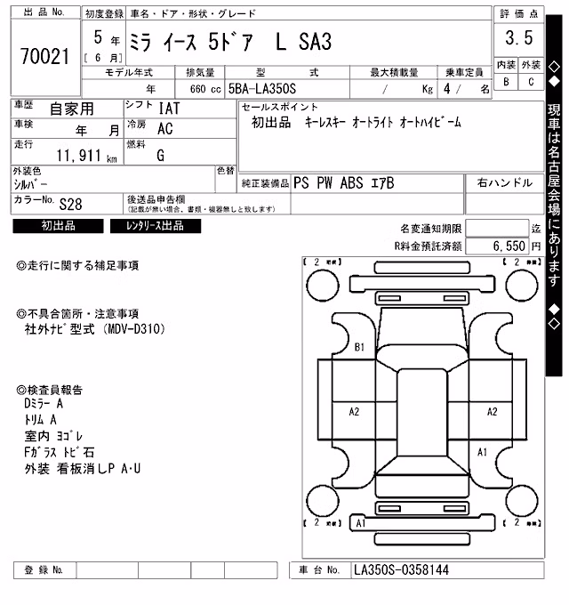 DAIHATSU MIRA E:S