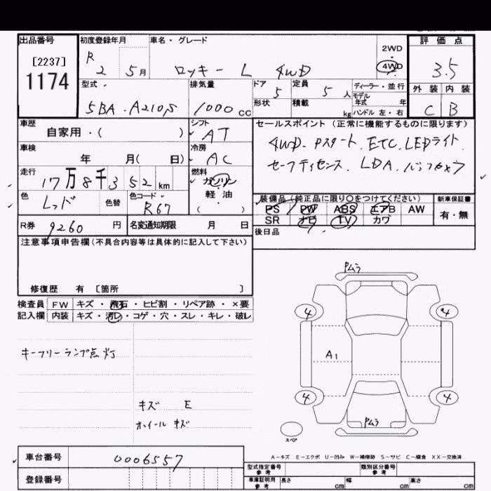 DAIHATSU ROCKY