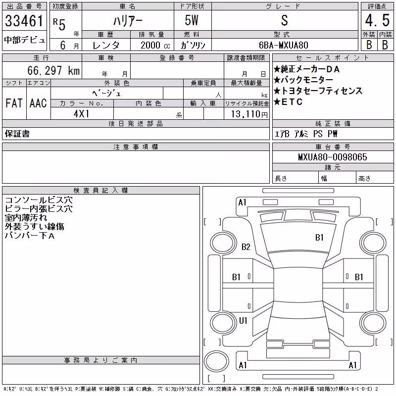 TOYOTA HARRIER