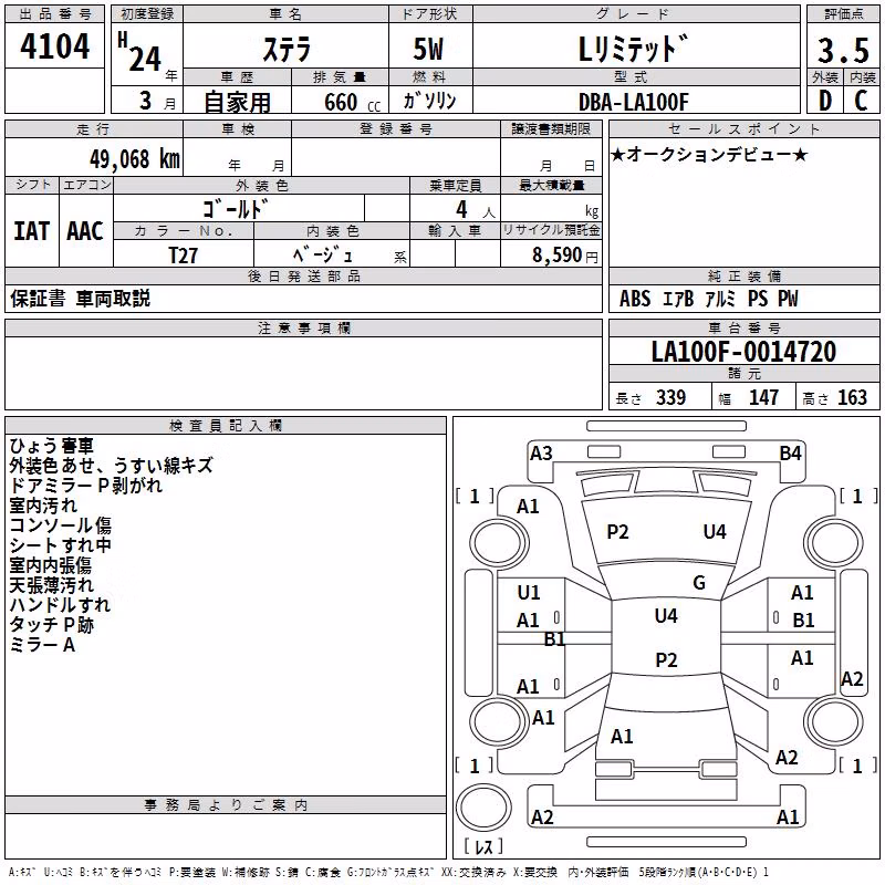 SUBARU STELLA