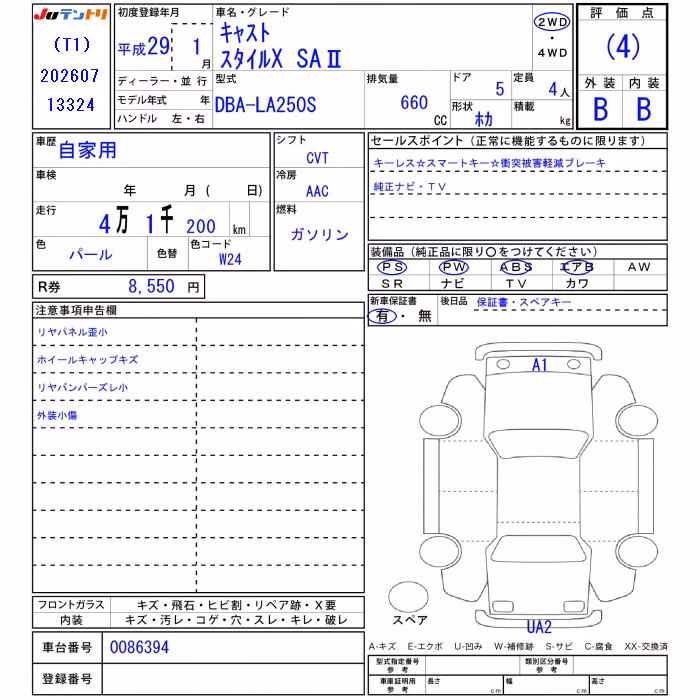 DAIHATSU CAST