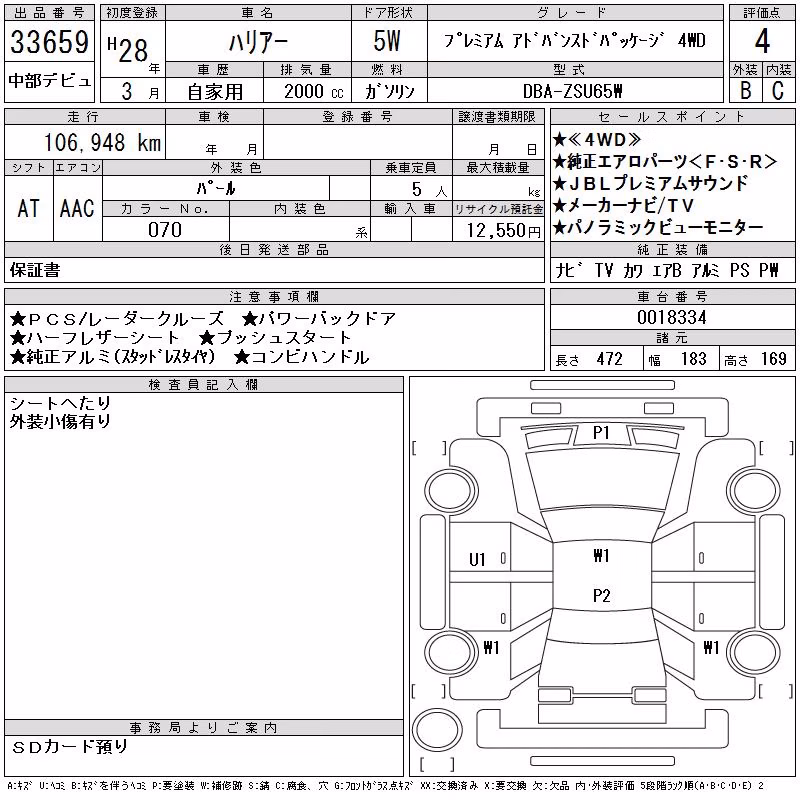 TOYOTA HARRIER