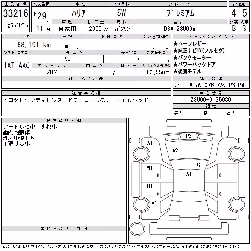 TOYOTA HARRIER