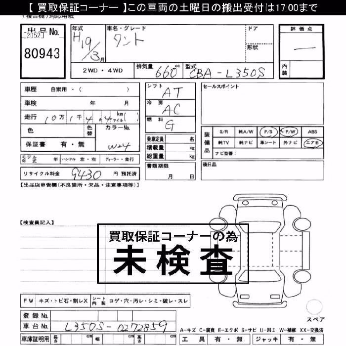 DAIHATSU TANTO