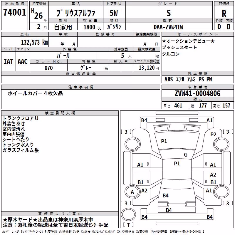 TOYOTA PRIUS ALPHA