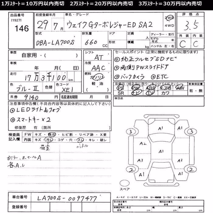DAIHATSU WAKE