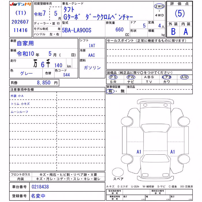 DAIHATSU TAFT