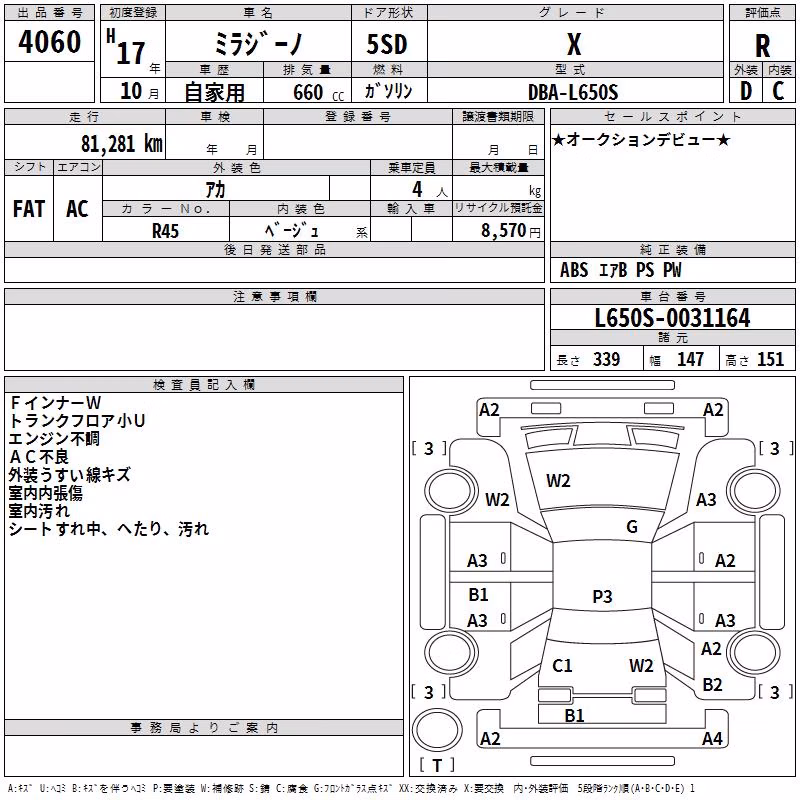 DAIHATSU MIRA GINO