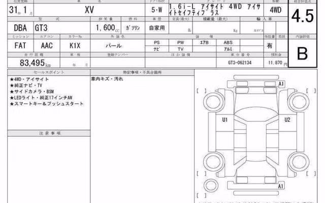 SUBARU XV