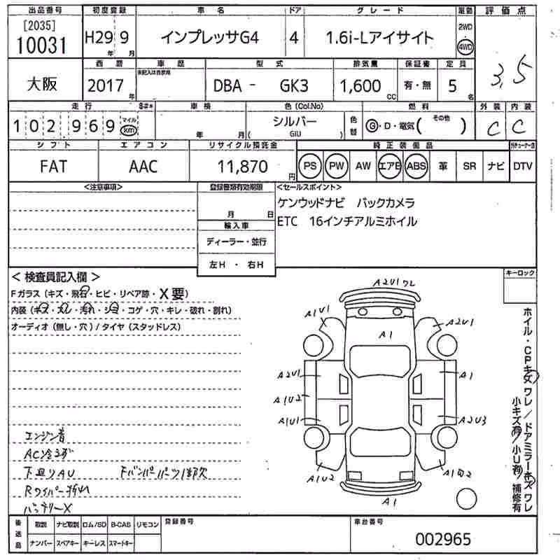 SUBARU IMPREZA
