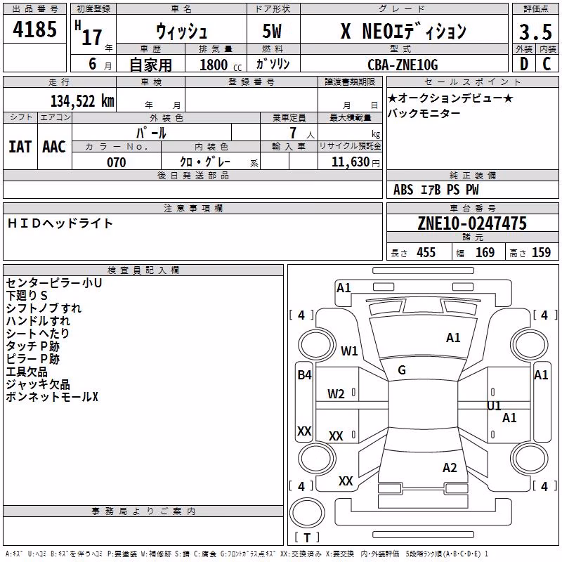 TOYOTA WISH