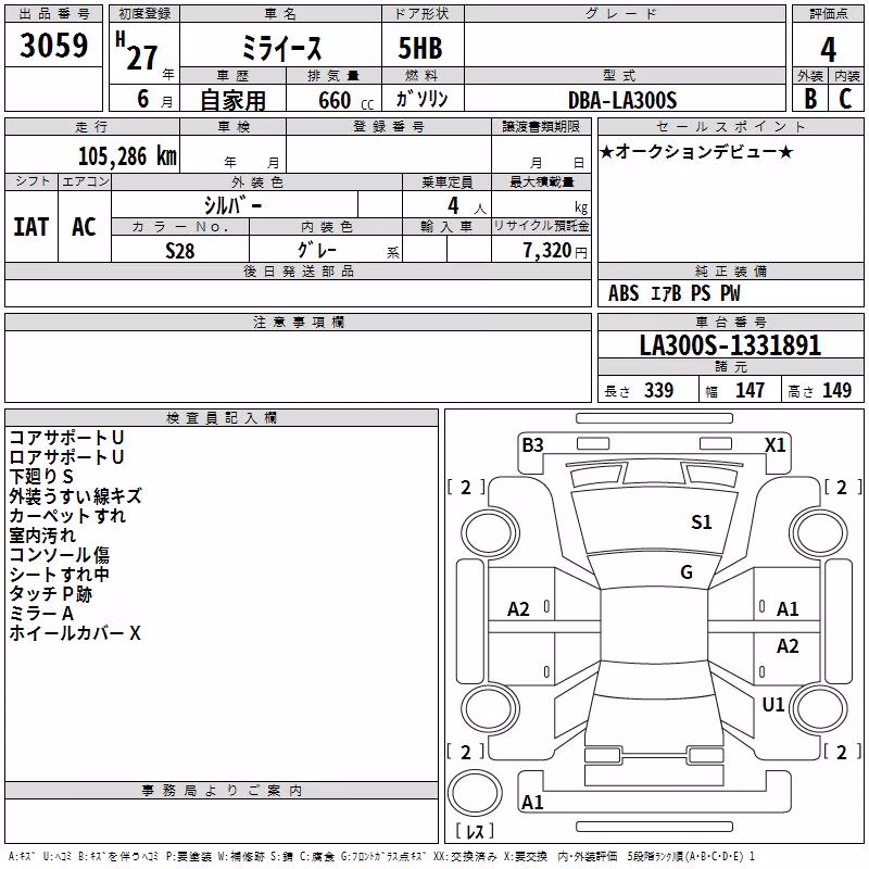 DAIHATSU MIRA E:S