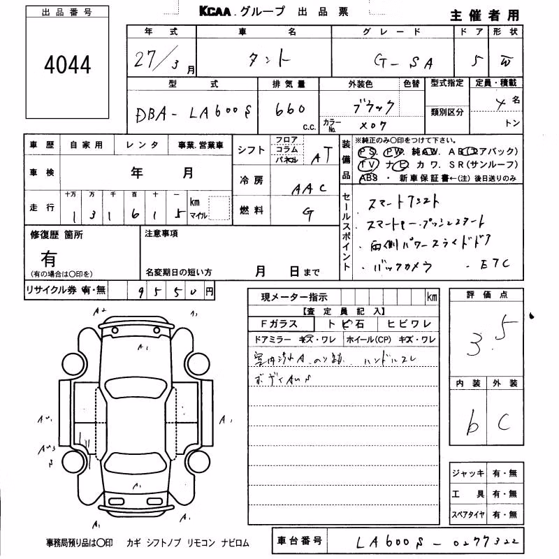 DAIHATSU TANTO