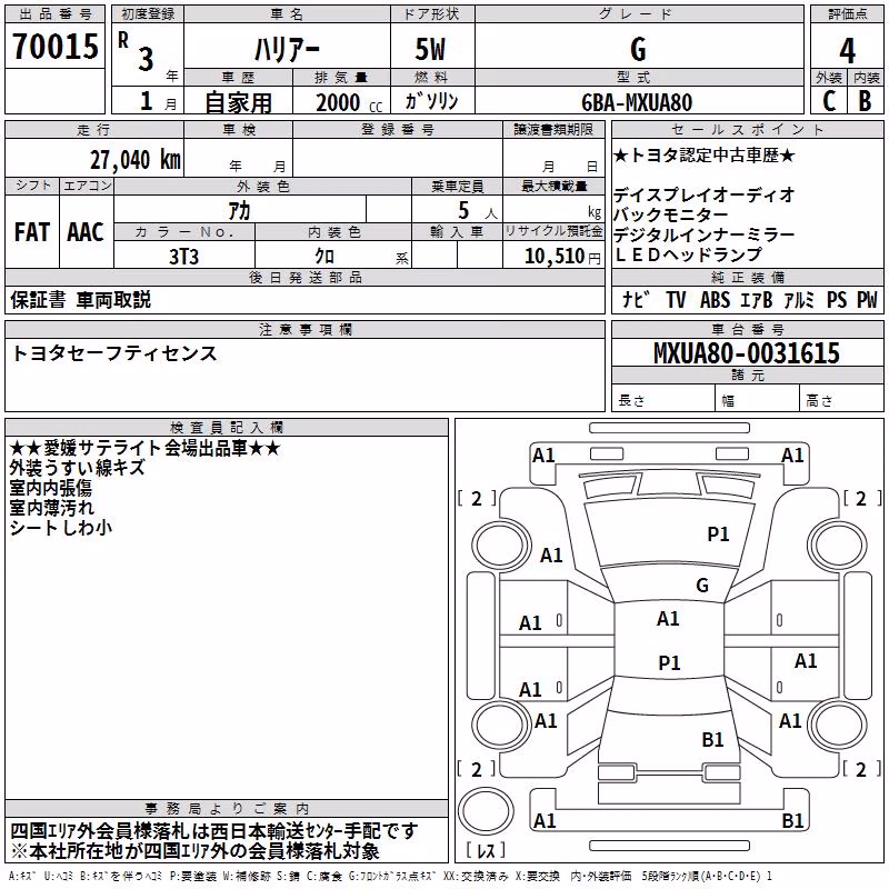 TOYOTA HARRIER