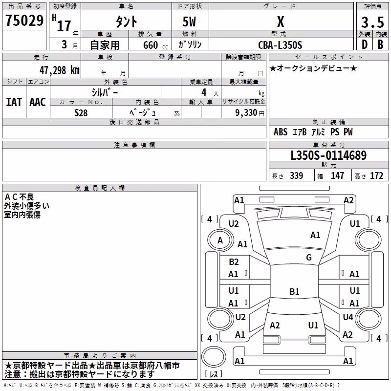 DAIHATSU TANTO