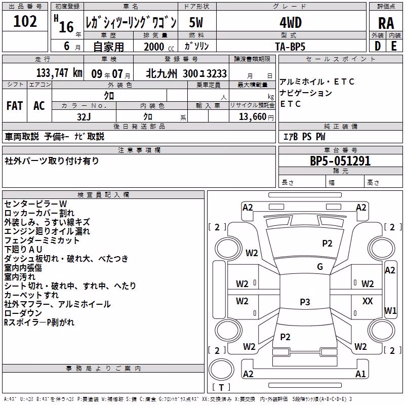 SUBARU LEGACY