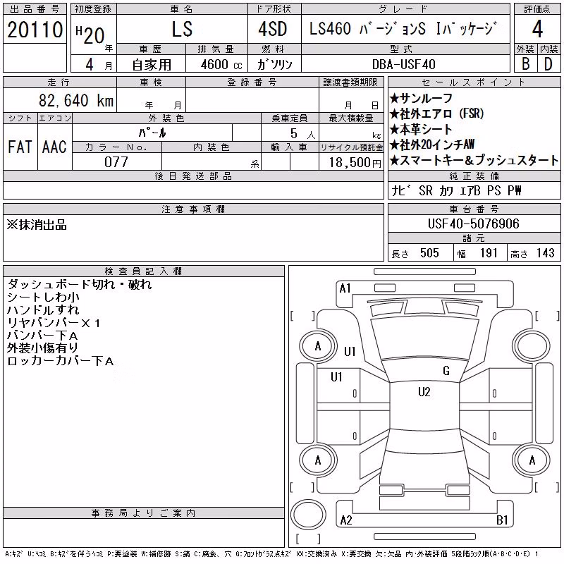 LEXUS LS460