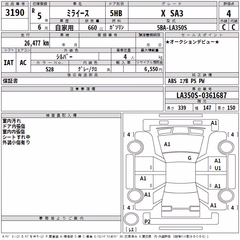 DAIHATSU MIRA E:S