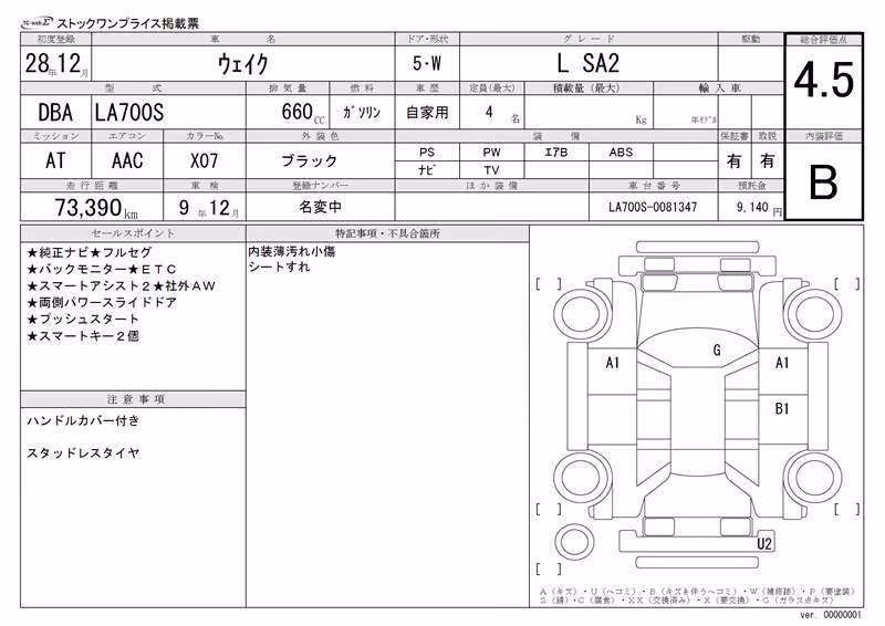 DAIHATSU WAKE