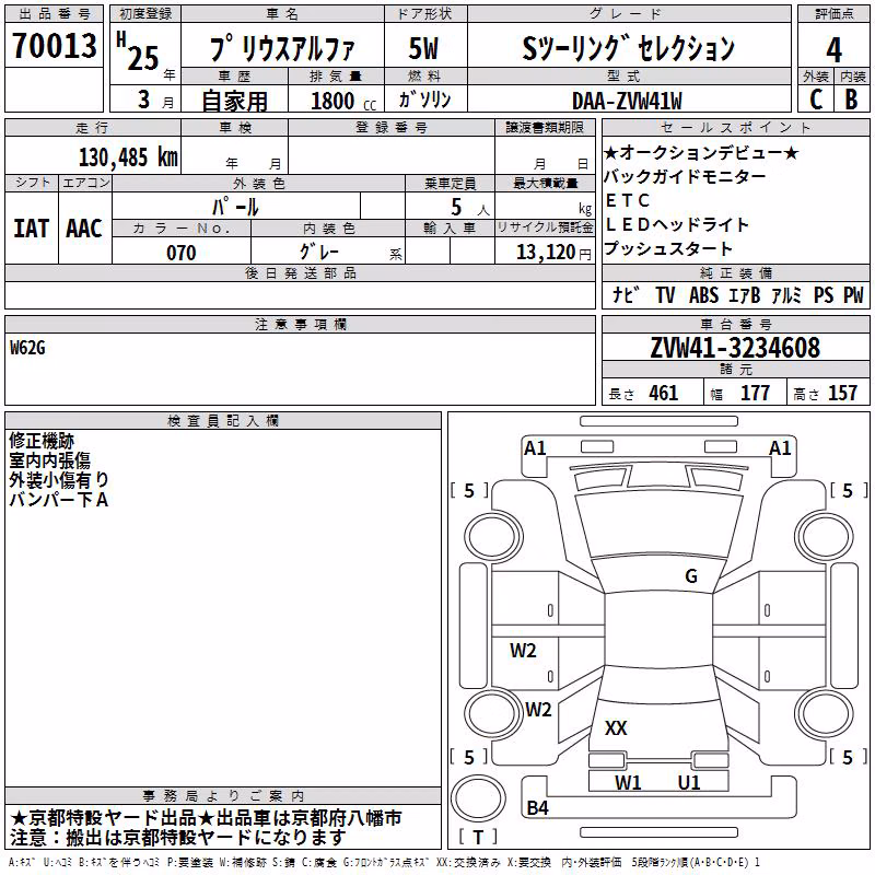 TOYOTA PRIUS ALPHA