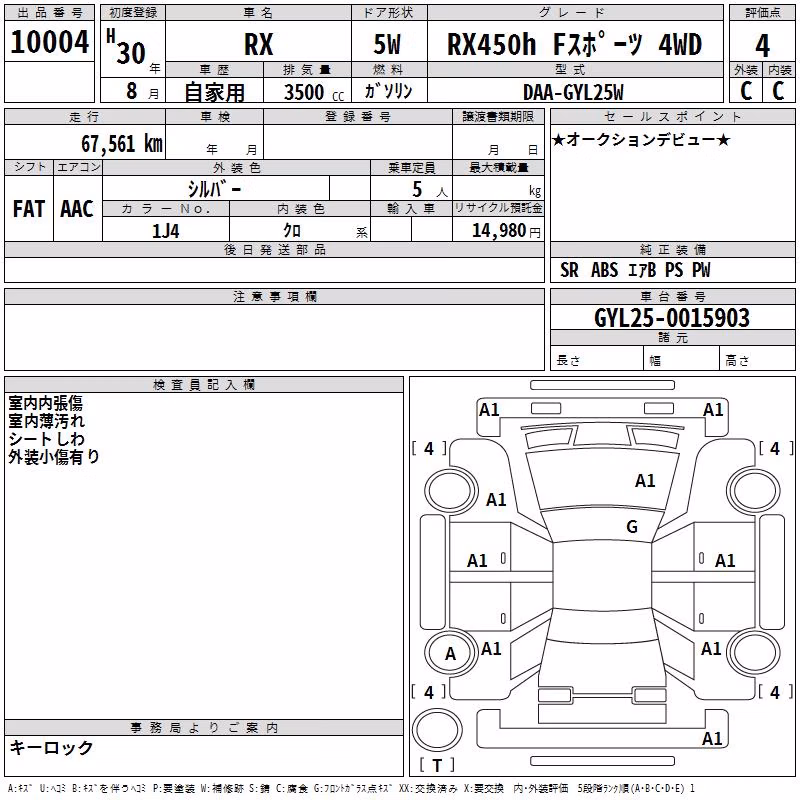 LEXUS RX450H