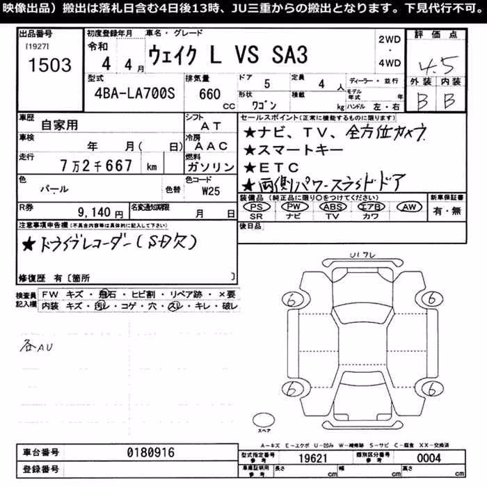 DAIHATSU WAKE