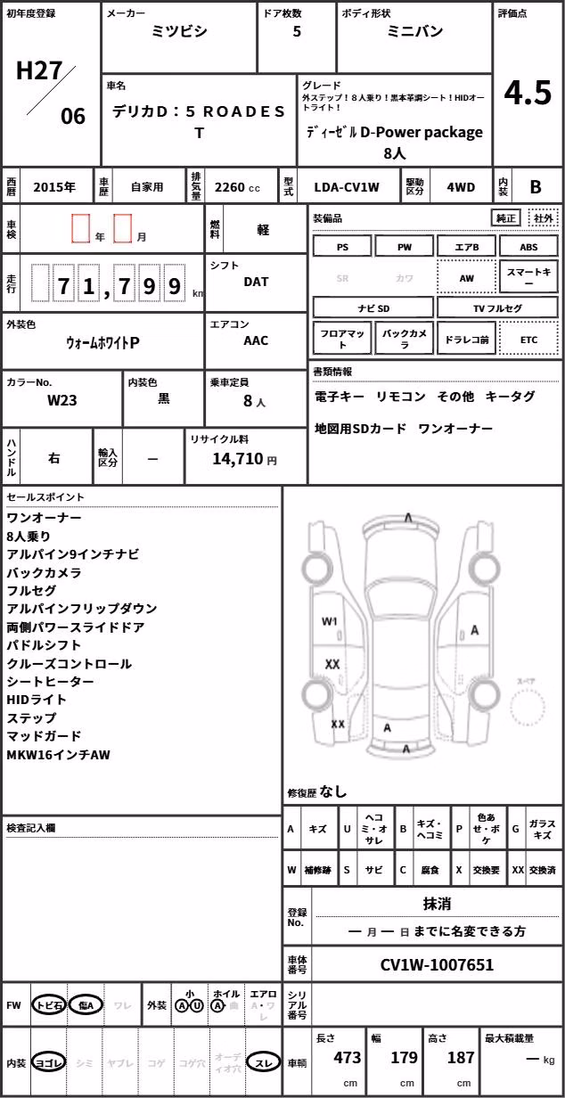 MITSUBISHI DELICA D:5