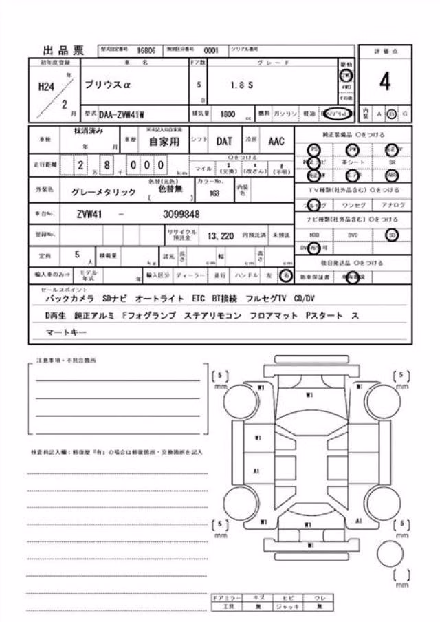 TOYOTA PRIUS ALPHA