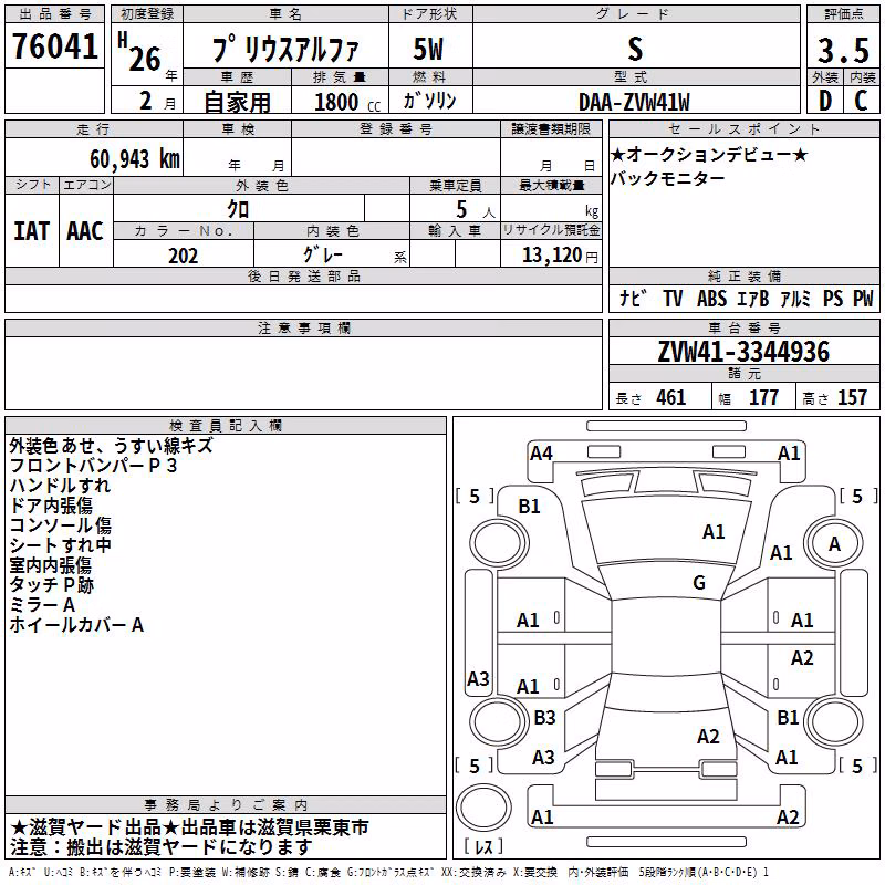 TOYOTA PRIUS ALPHA