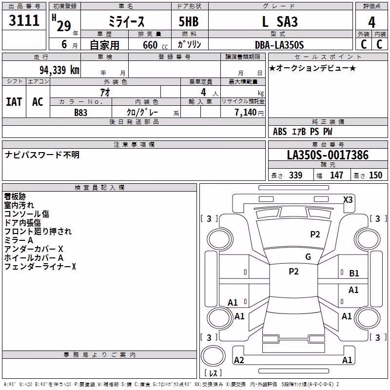 DAIHATSU MIRA E:S