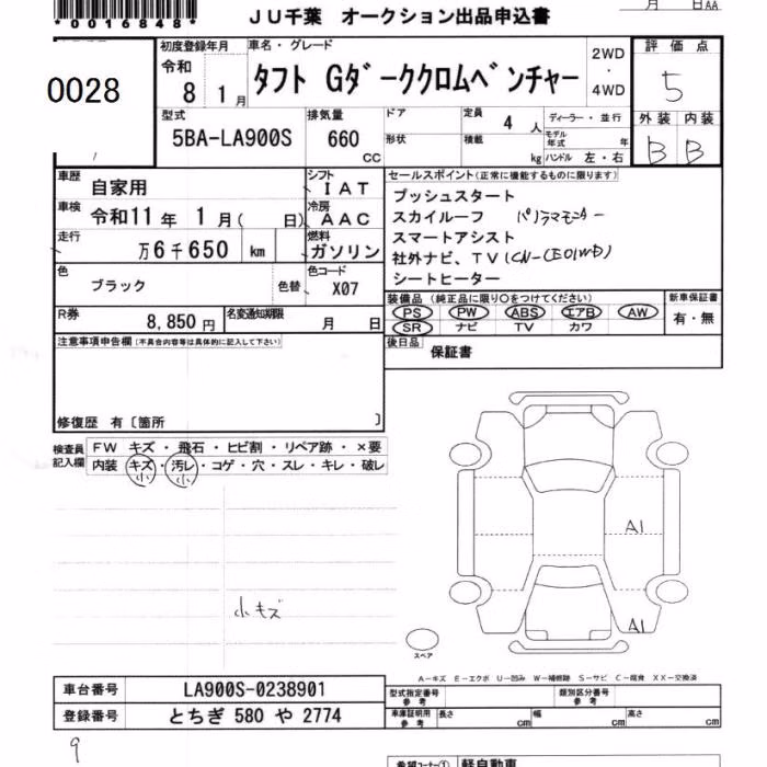 DAIHATSU TAFT