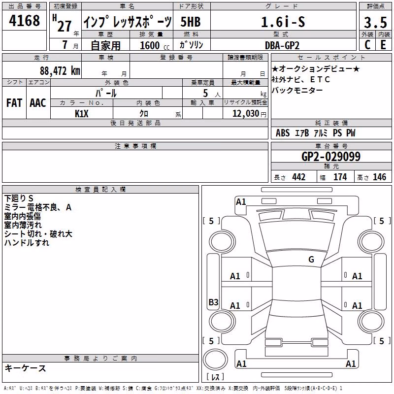 SUBARU IMPREZA